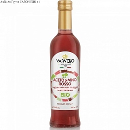 Уксус винный красный "Varvello", 6%, 500мл