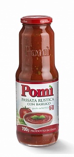 Помидоры по-домашнему протертые с базиликом  Pomi  700 г